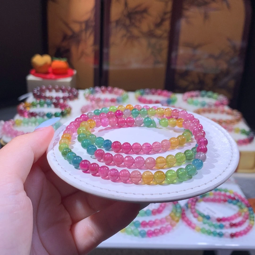 未镶嵌手链碧玺碧玺