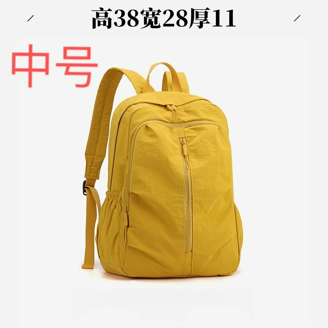 【中号高38宽28厚11】双肩包舒适负重轻松旅程2025新款拉链尼龙布