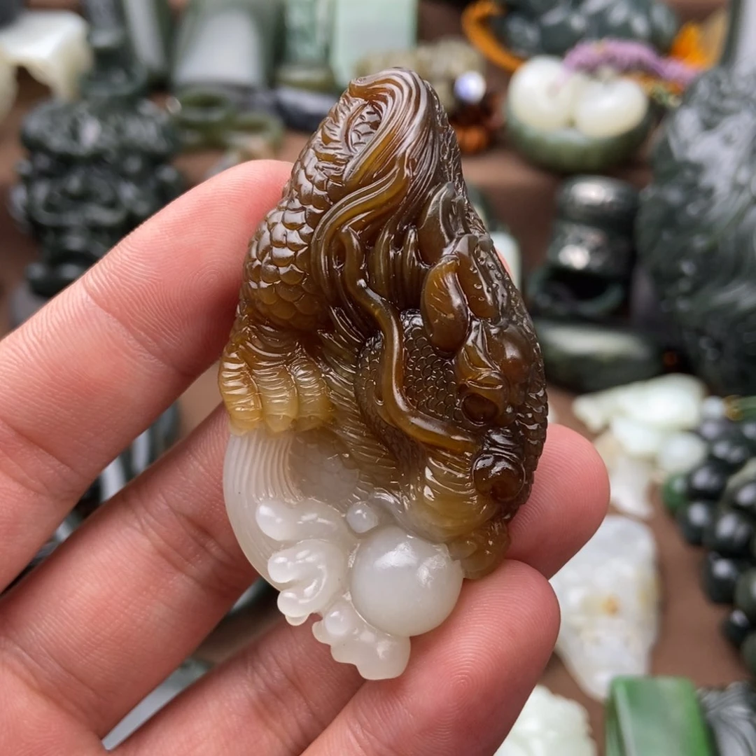 和田玉挂件未镶嵌