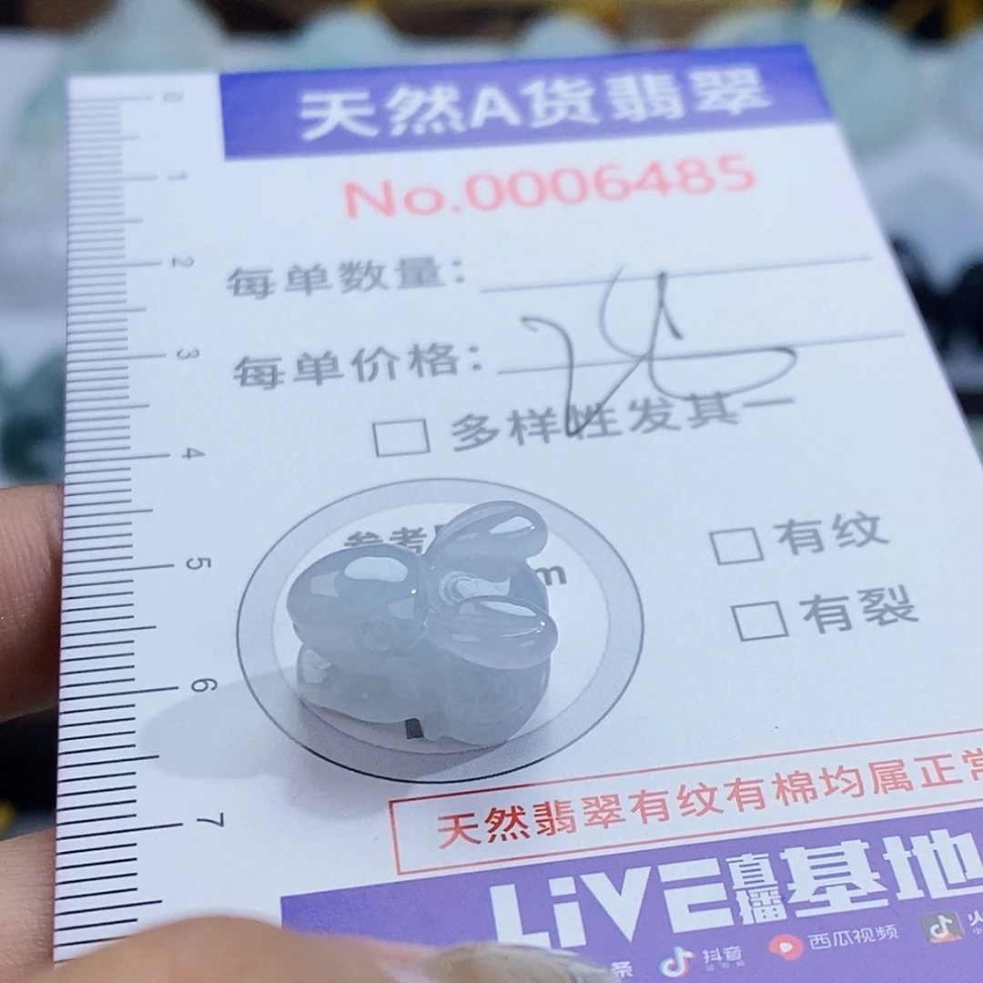 翡翠未镶嵌颈饰6485