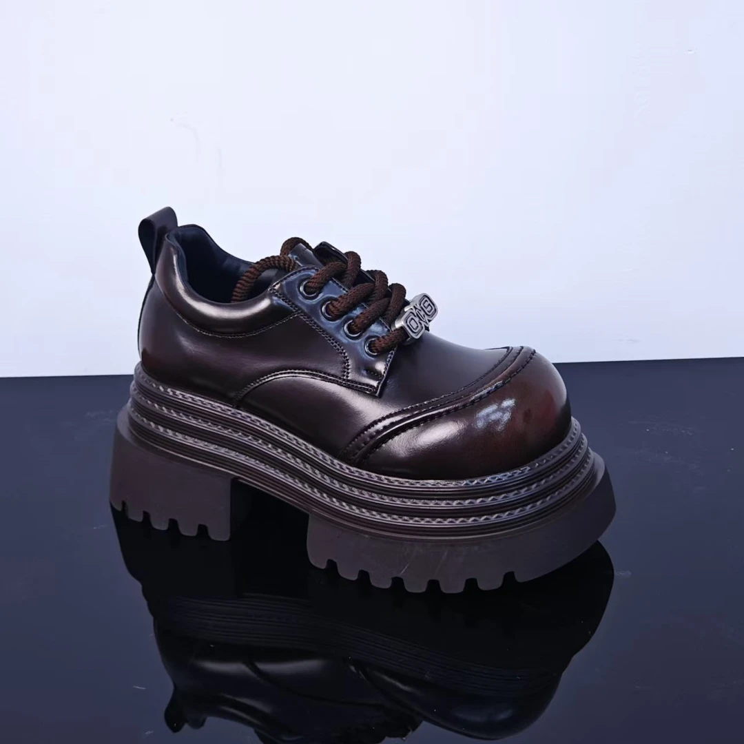 欧尼日记.时尚舒适厚底轻奢百搭休闲乐福鞋 9630