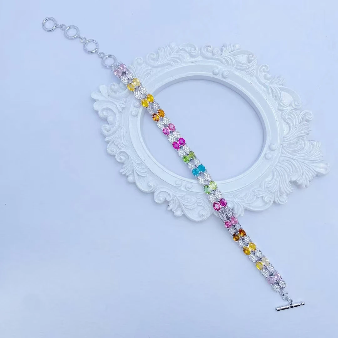 JSBXS0192碧玺手链（10分左右）