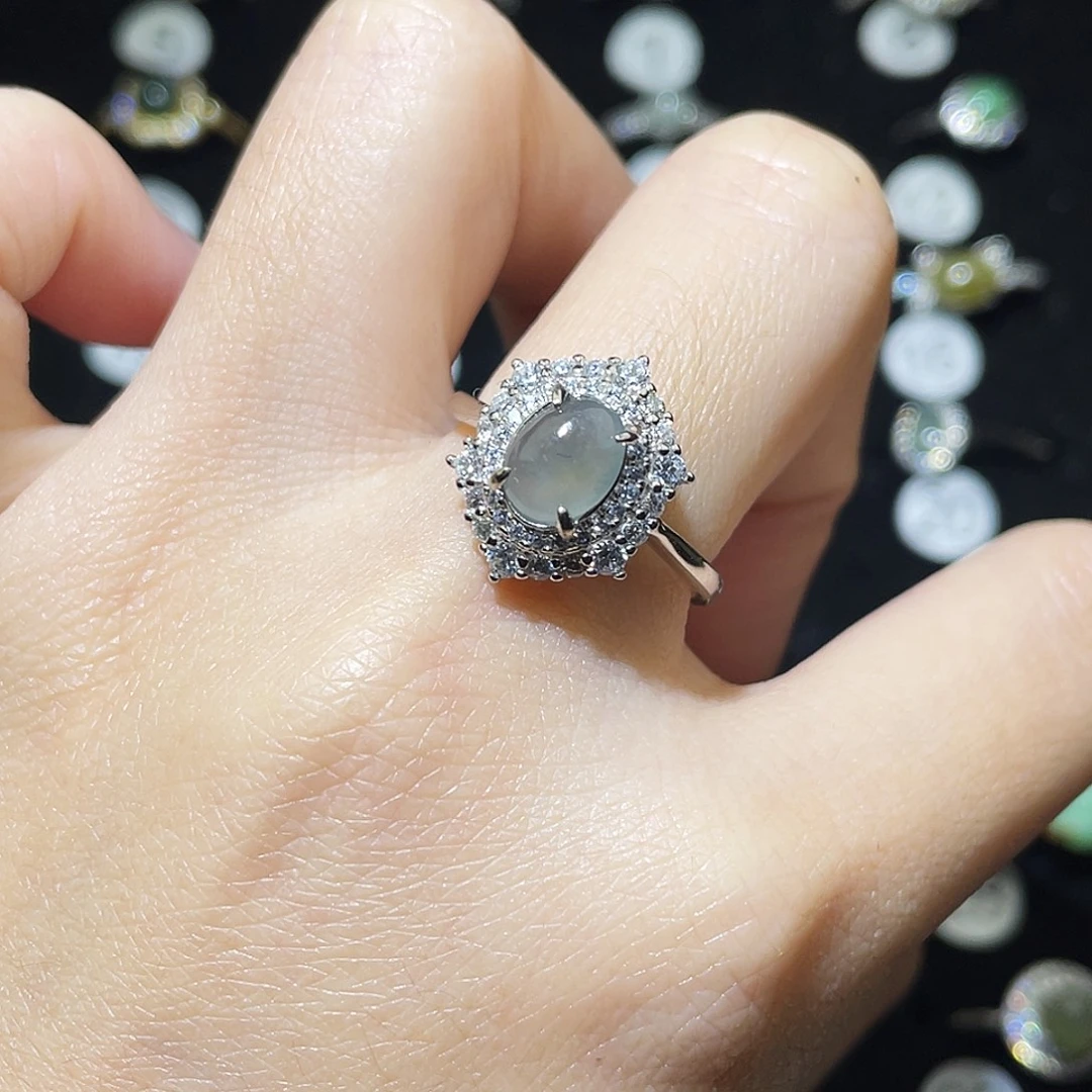 K***）翡翠未镶嵌戒指戒指