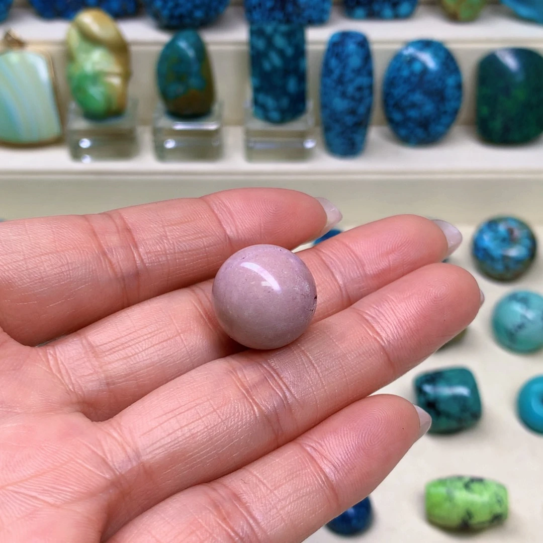 绿松石未镶嵌三彩随行