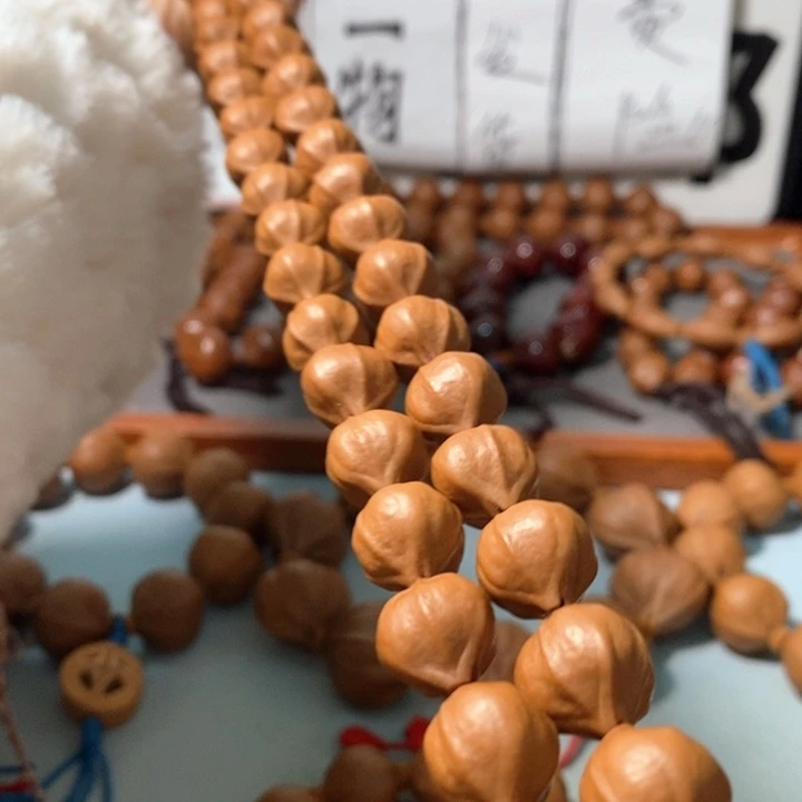 手串橄榄核5131精品卜挂小蒜头铁核48+2颗