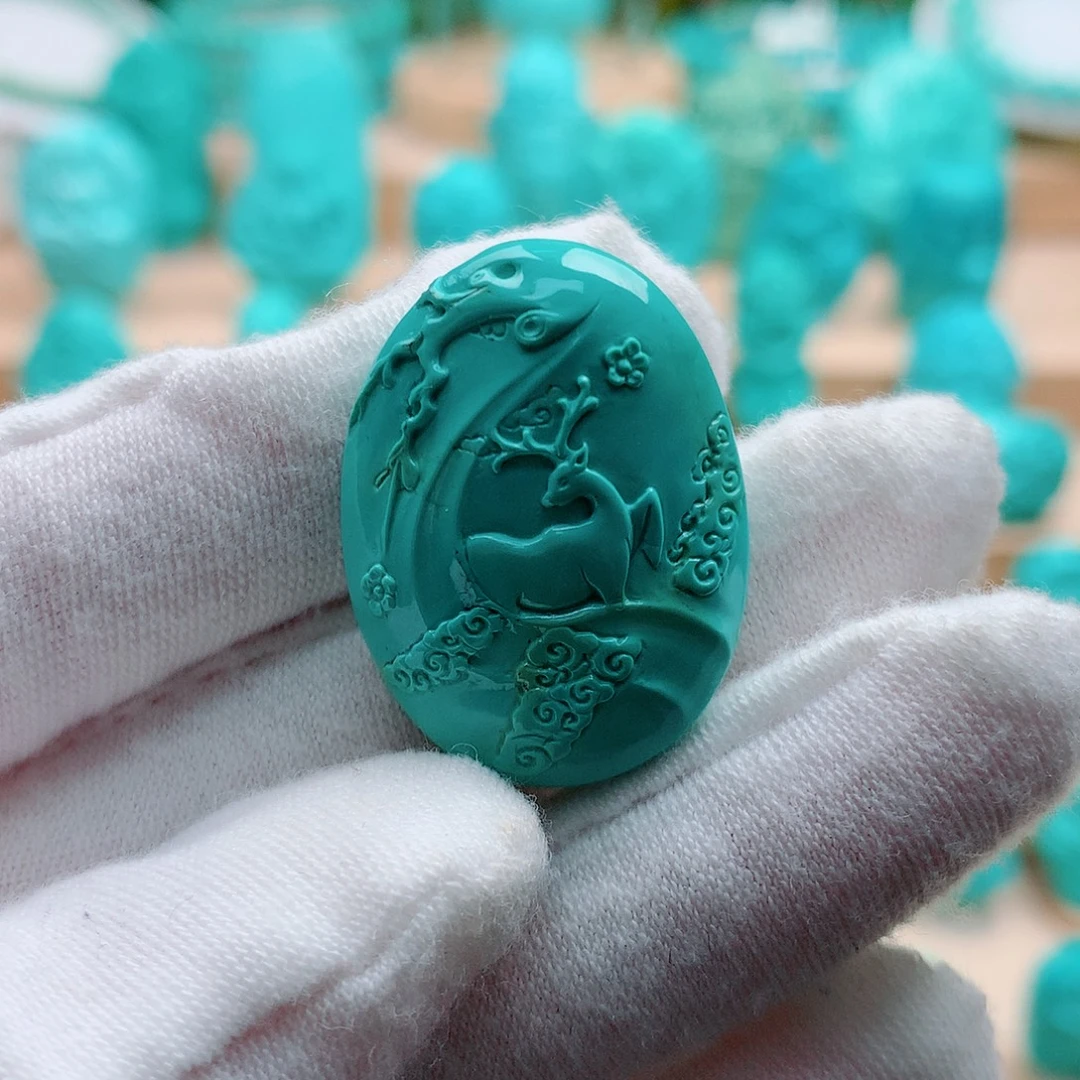 绿松石未镶嵌配饰