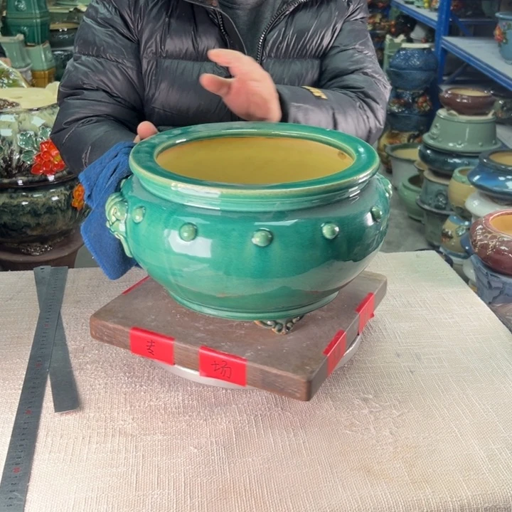 泳坤堂石湾盆钓*陶瓷
