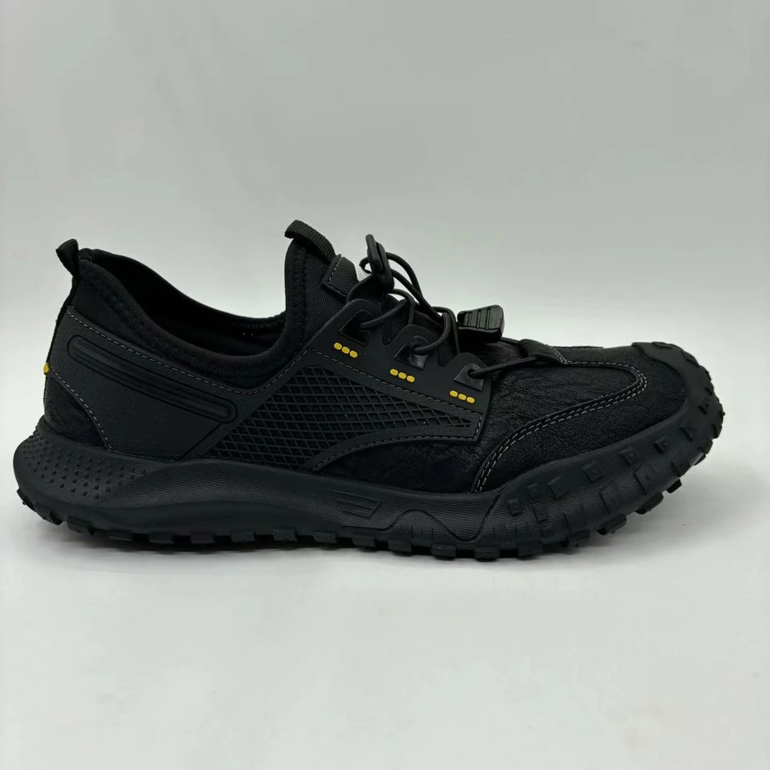 男士秋季百搭休闲鞋全皮面舒适通勤户外鞋（7019）