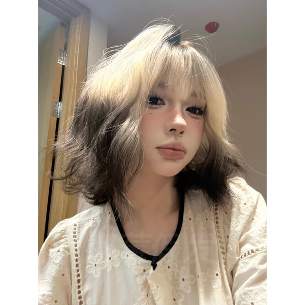 娜莓【暹罗卷卷】蛋蛋卷短发新款自然日常cos网感女生全头套假发