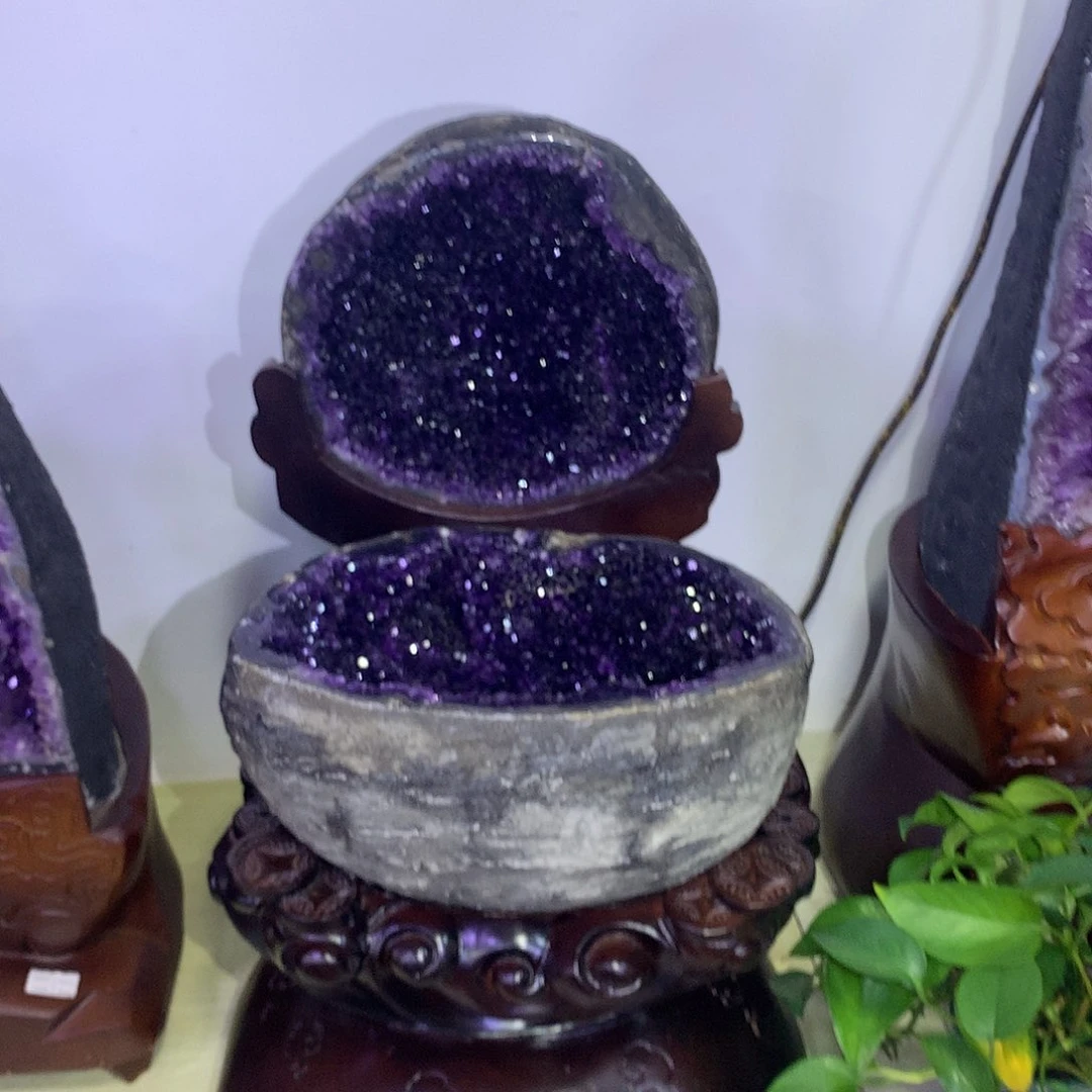 未镶嵌大型摆件（非配饰）紫晶