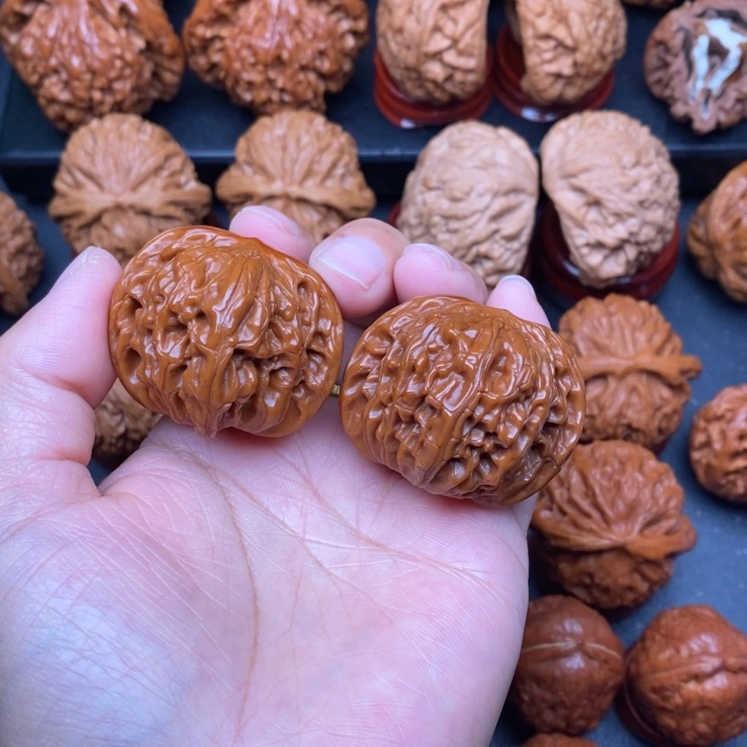 把件文玩核桃40磨盘