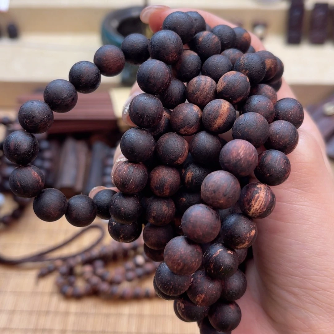 降真香其他1.0圆珠糖结手串