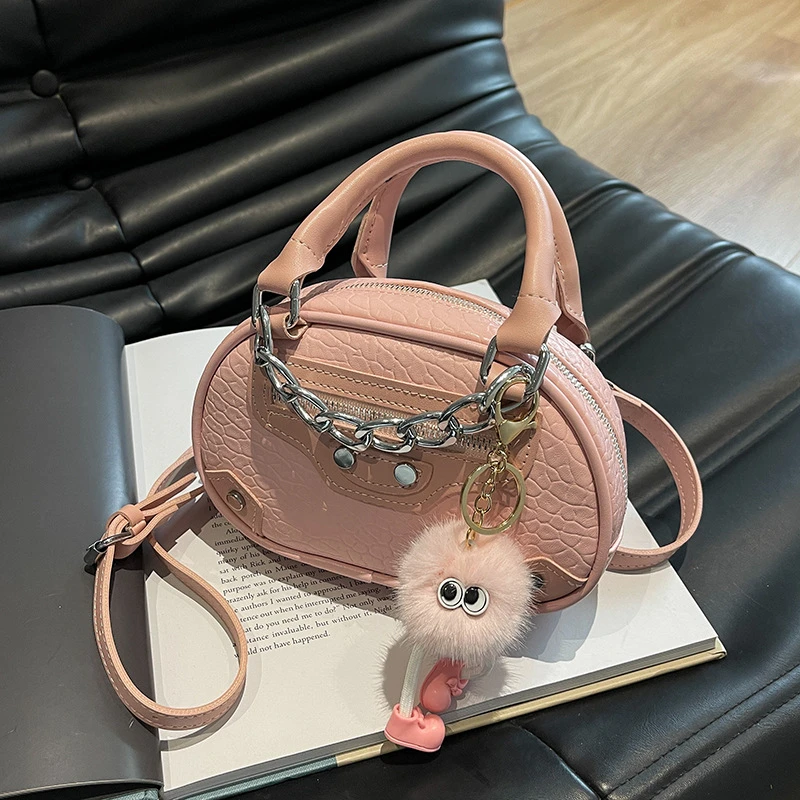 手提包包女01春季新款时尚简约单肩包休闲通勤斜挎包小众女包包