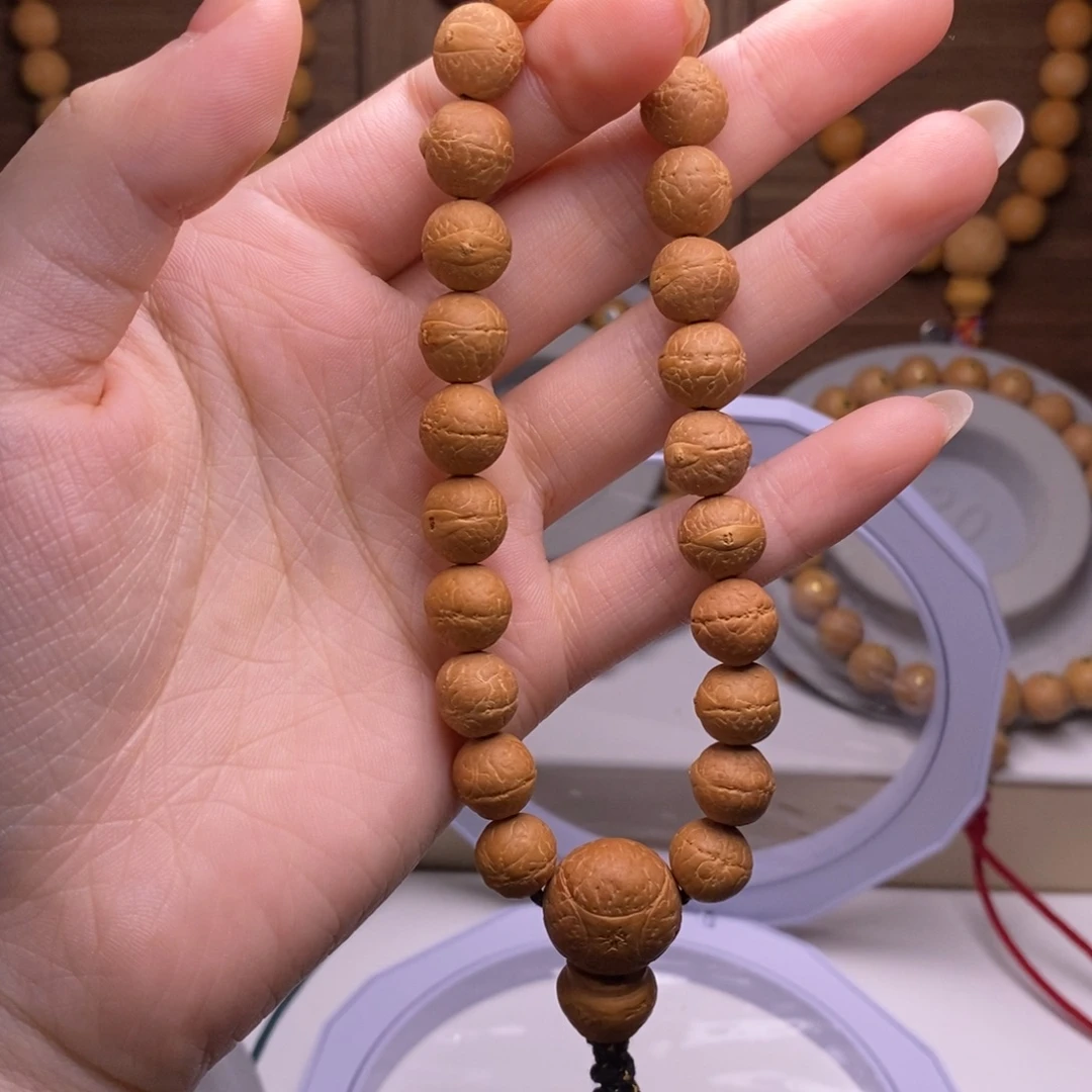 吊坠凤眼菩提10素串