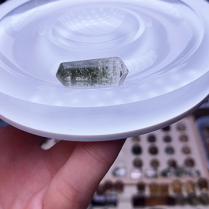 水晶天然水晶定制打孔不退不换未镶嵌
