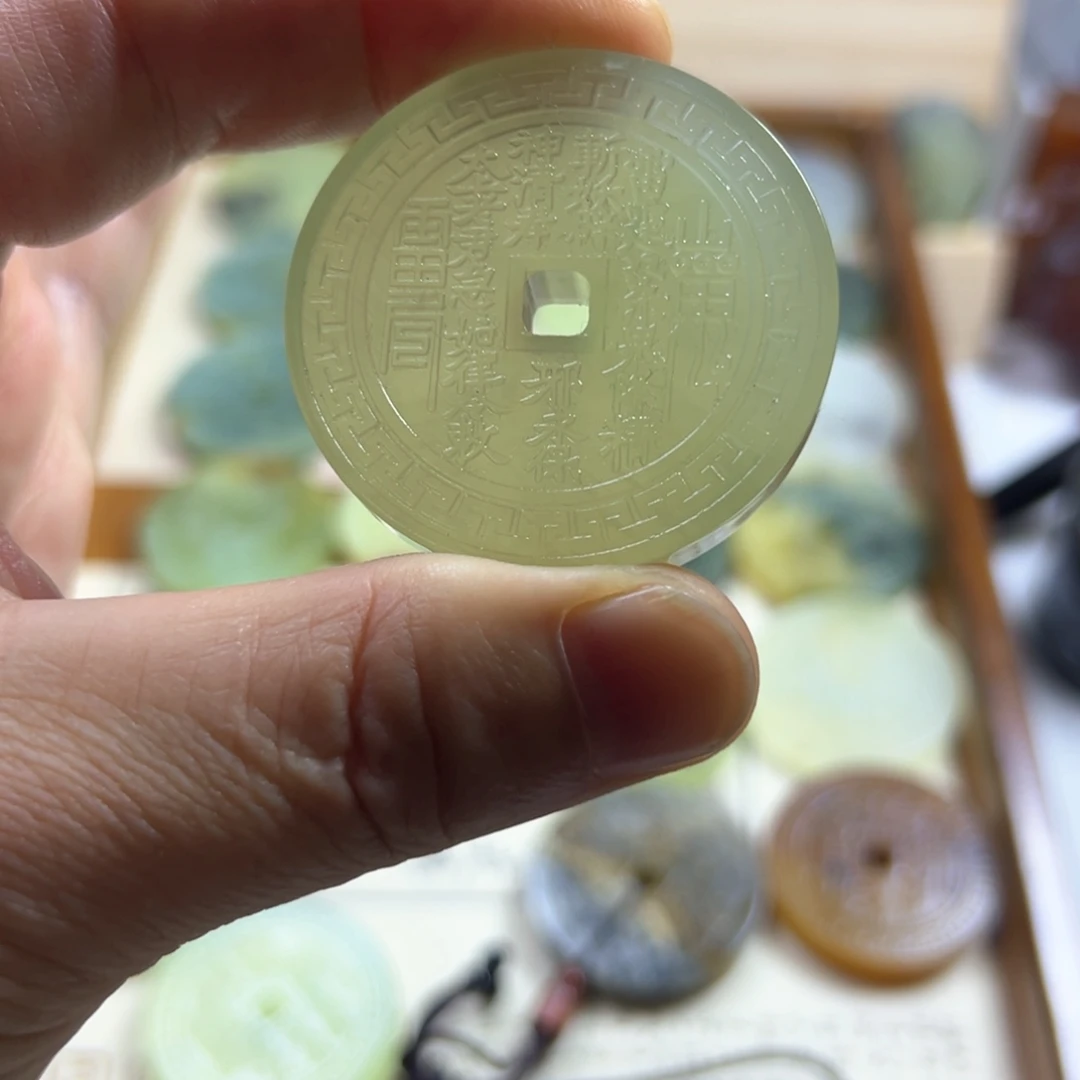 ****️蛇纹石玉合金颈饰