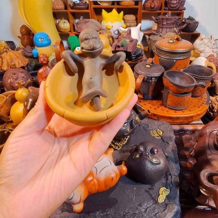 拼配泥茶壶纯手工制作过程就是