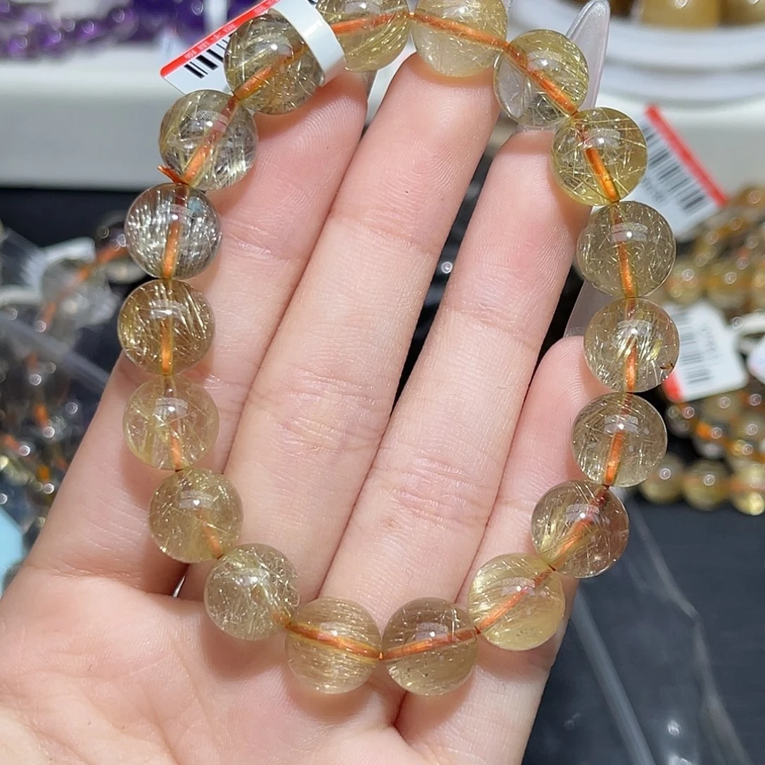 水晶手链未镶嵌嗯*…金发晶10+