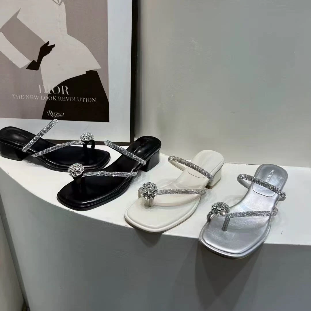 夏休闲款法式拖鞋女新款配裙子仙女风拖鞋A2308