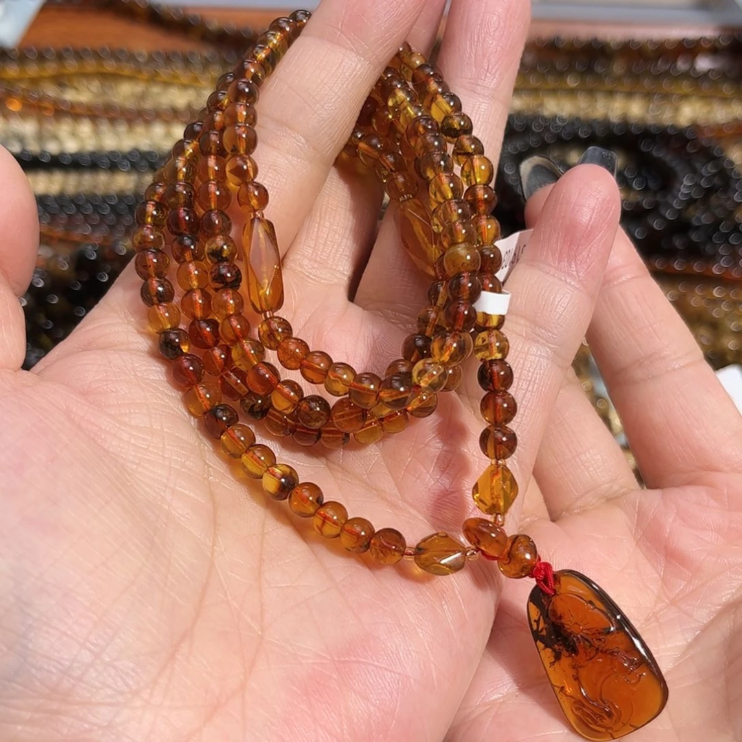 未镶嵌琥珀裸石撫順琥珀30645-5