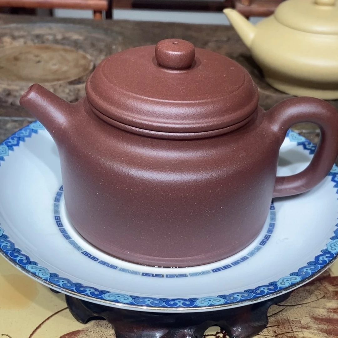 茶壶紫砂五号井底槽清老母亲制作容量240