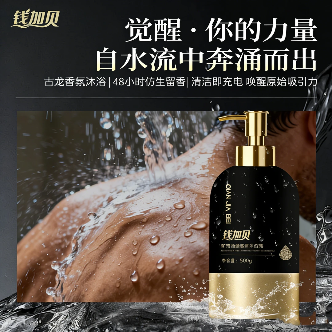 【钱加贝自产】旷野觉醒沐浴露古龙香氛留香持久透亮深层清爽补水控