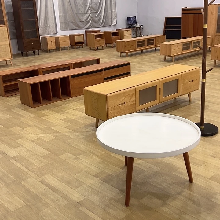 北美样品樱桃木茶几不退不换