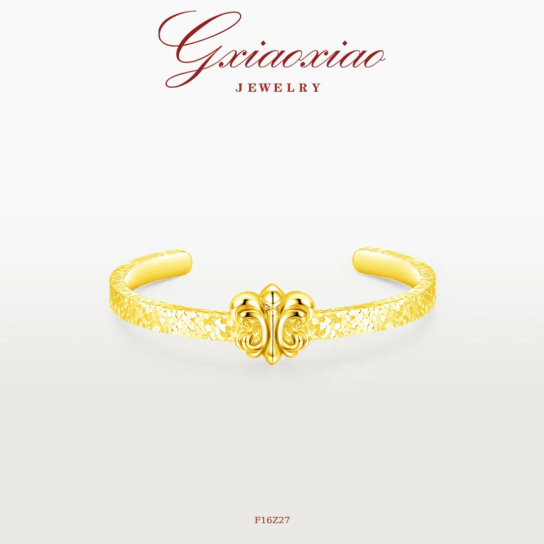 G XIAOXIAO 【碎碎冰鸢尾花】高级感手镯 F16Z14 F16Z27新年礼物