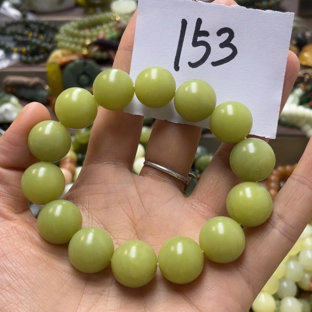 未镶嵌蛇纹石玉手链