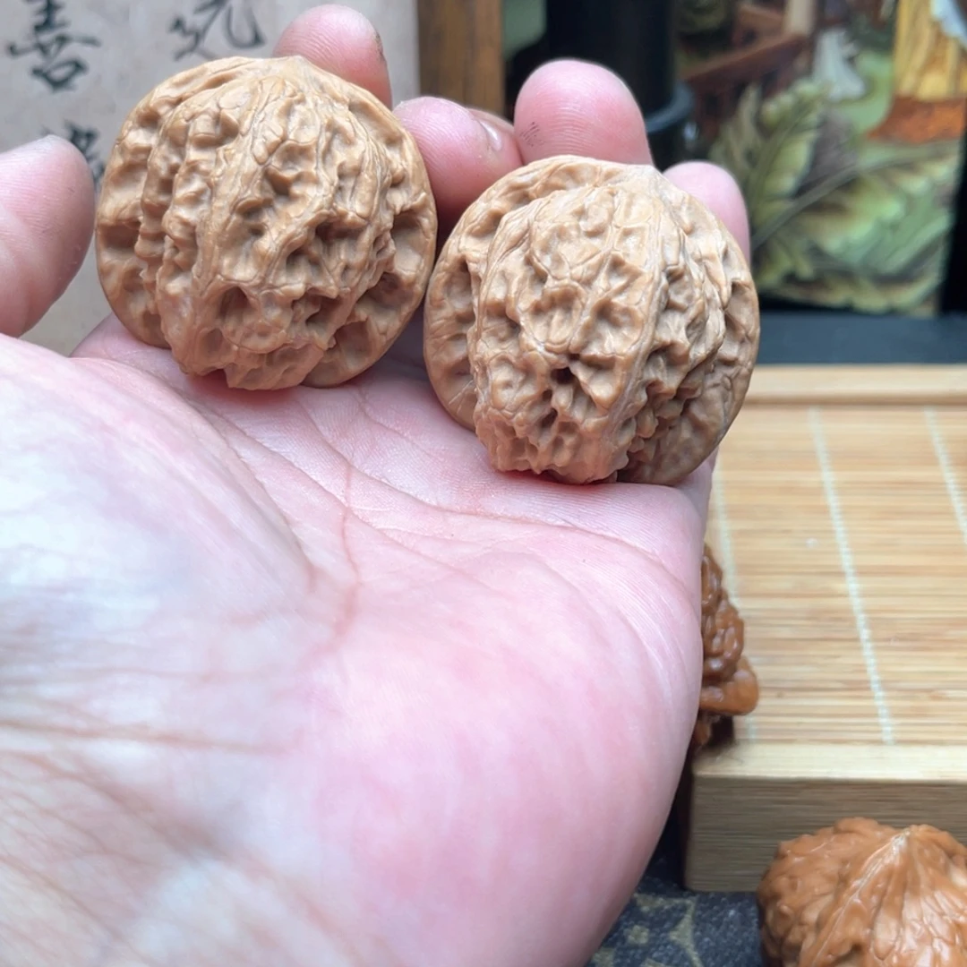 吊坠文玩核桃40野狼