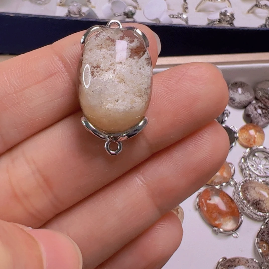 水晶手链银S800镀金镶嵌阿*?