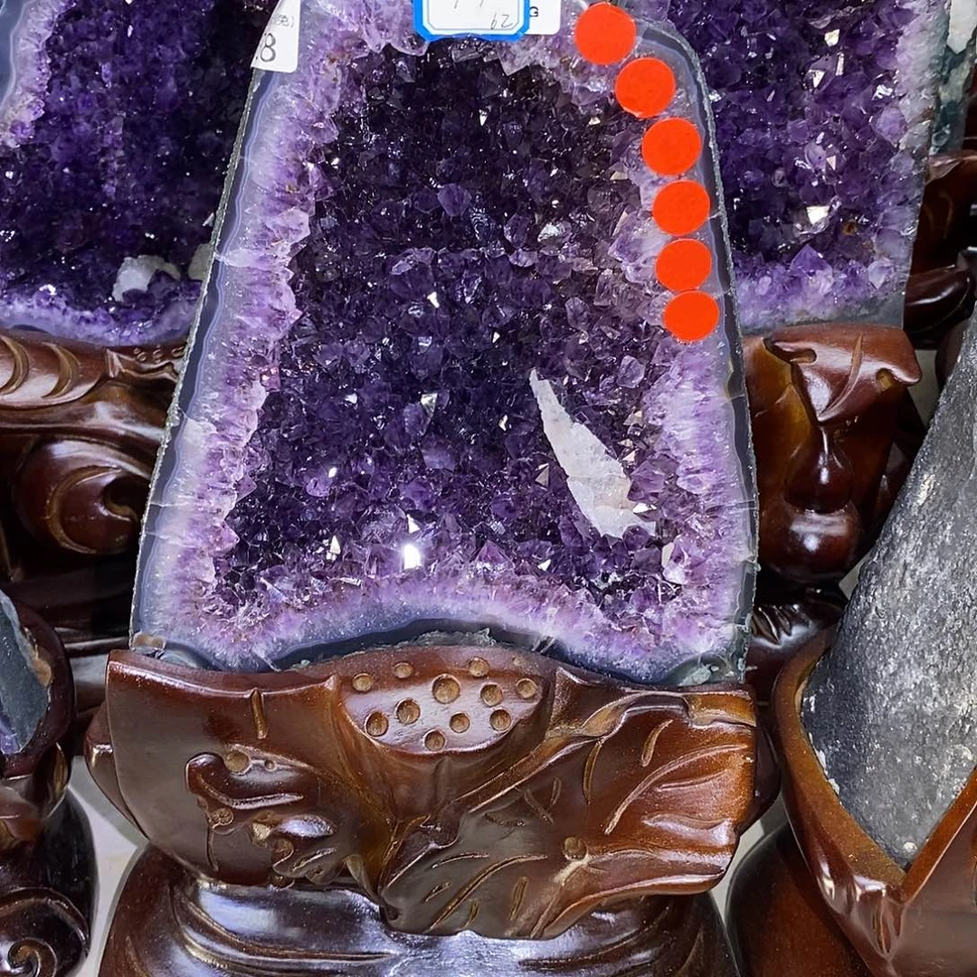 大型摆件（非配饰）紫晶未镶嵌小潘