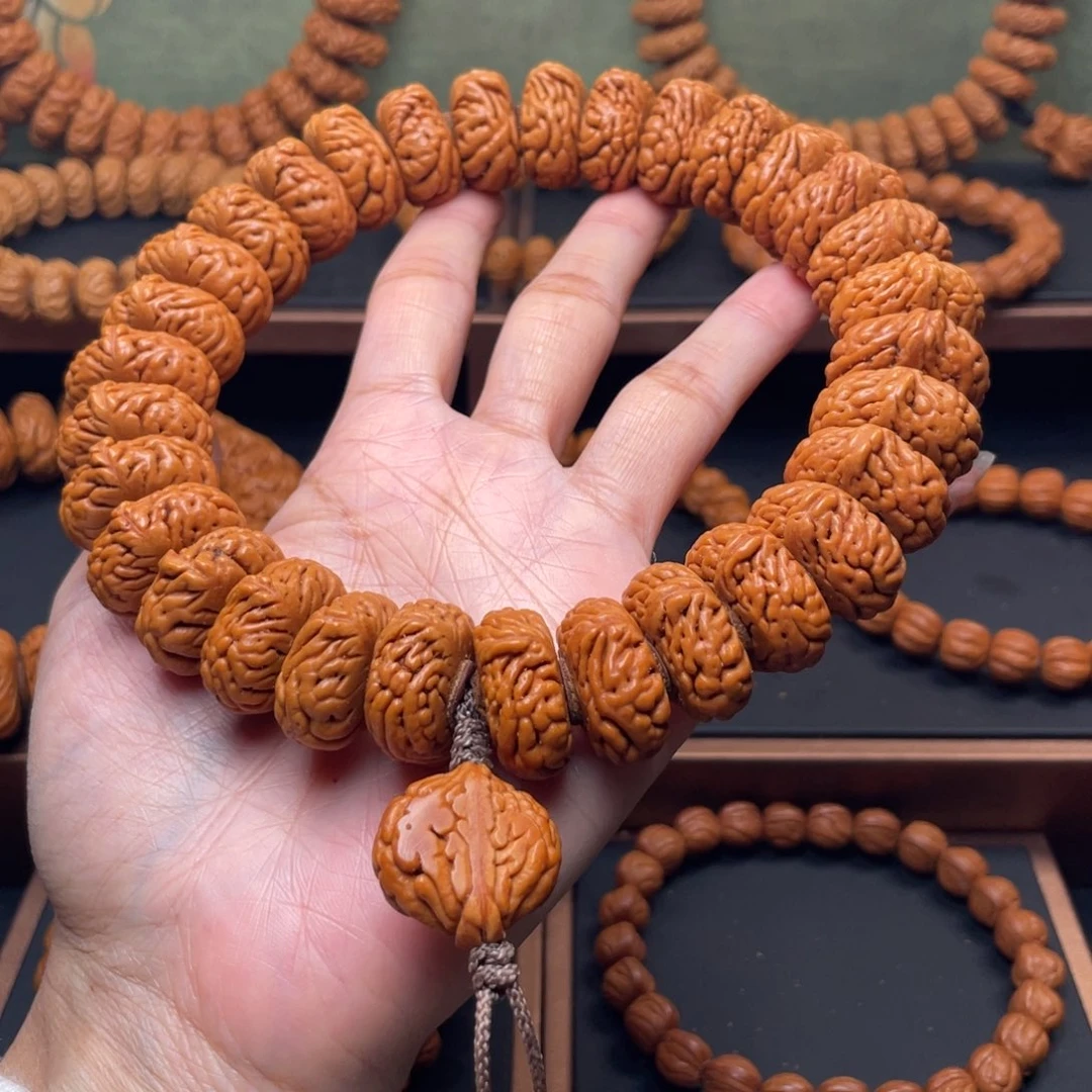 手串桃核22麒麟纹