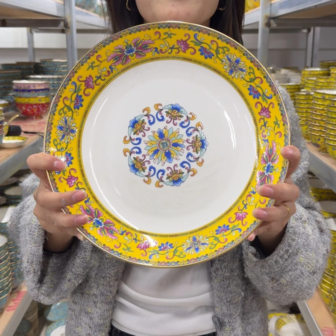 景德镇珐琅彩餐具