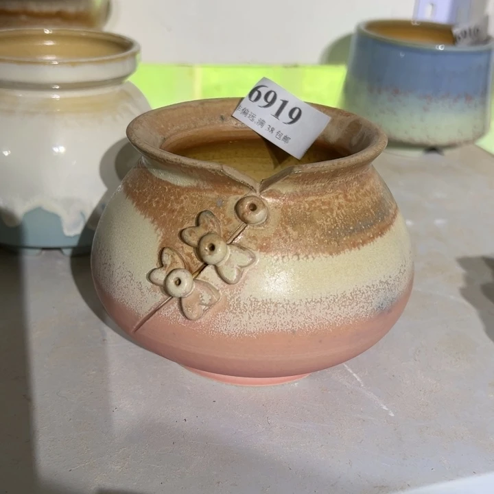 口8 手工花盆满30包邮