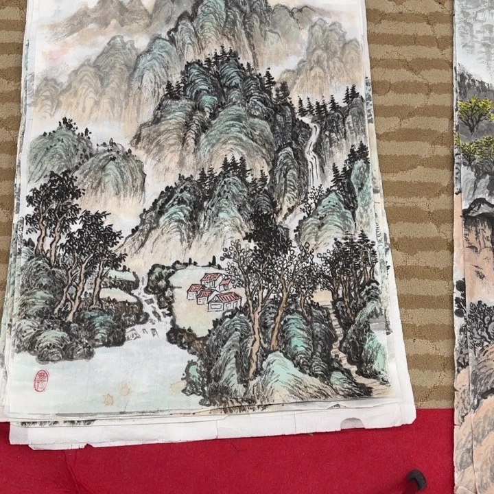 国画花鸟等多种形式