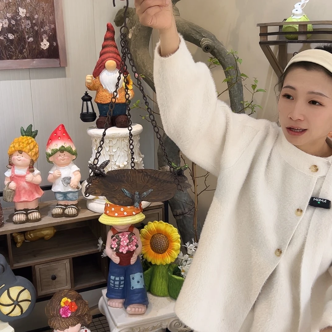 花园摆件红红火火