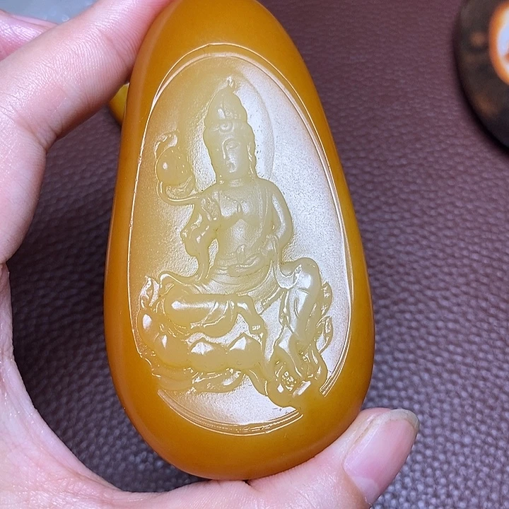 用***6和田玉未镶嵌颈饰