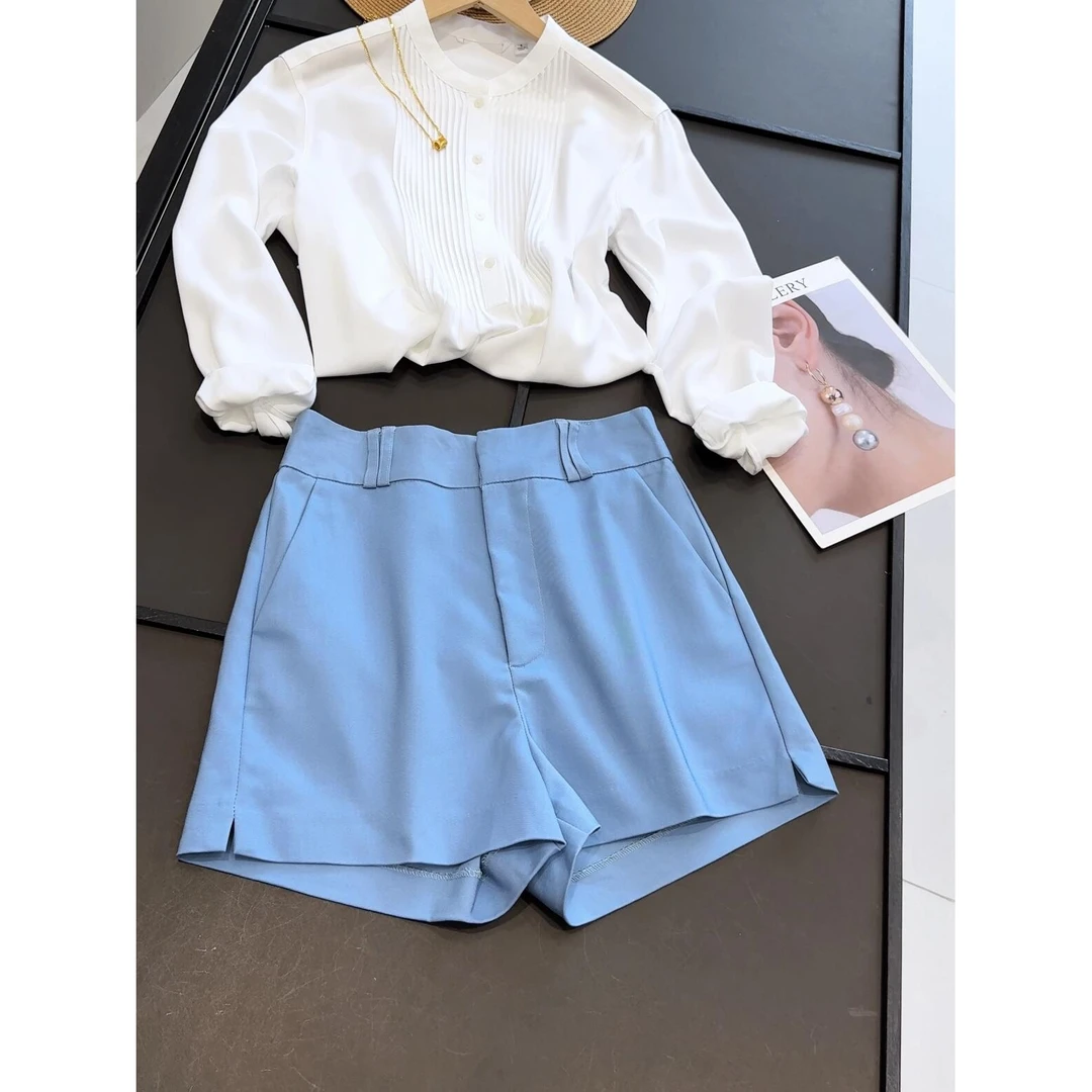 2025新款夏季必备百搭舒适凉快休闲西装短裤