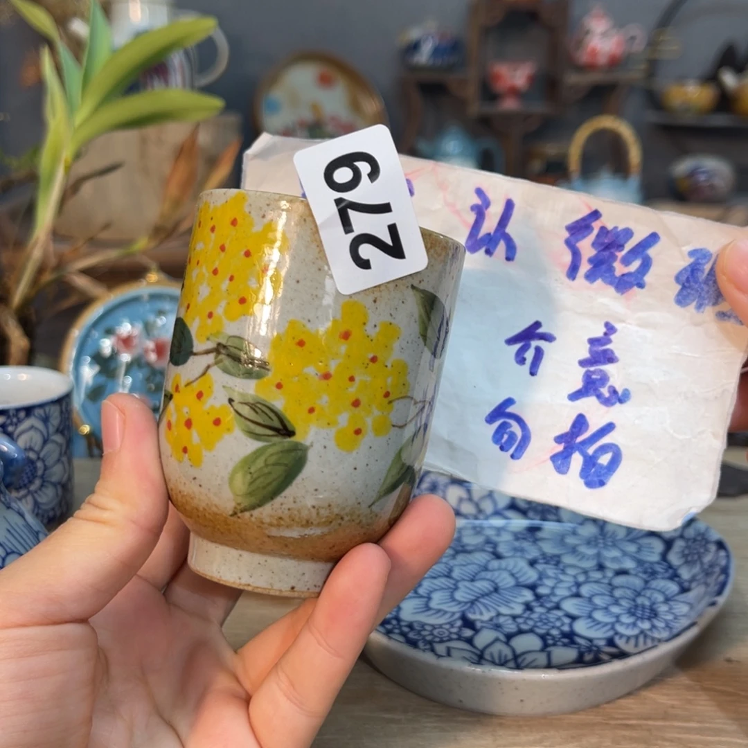 快***贝壶素浅陶瓷手工手绘