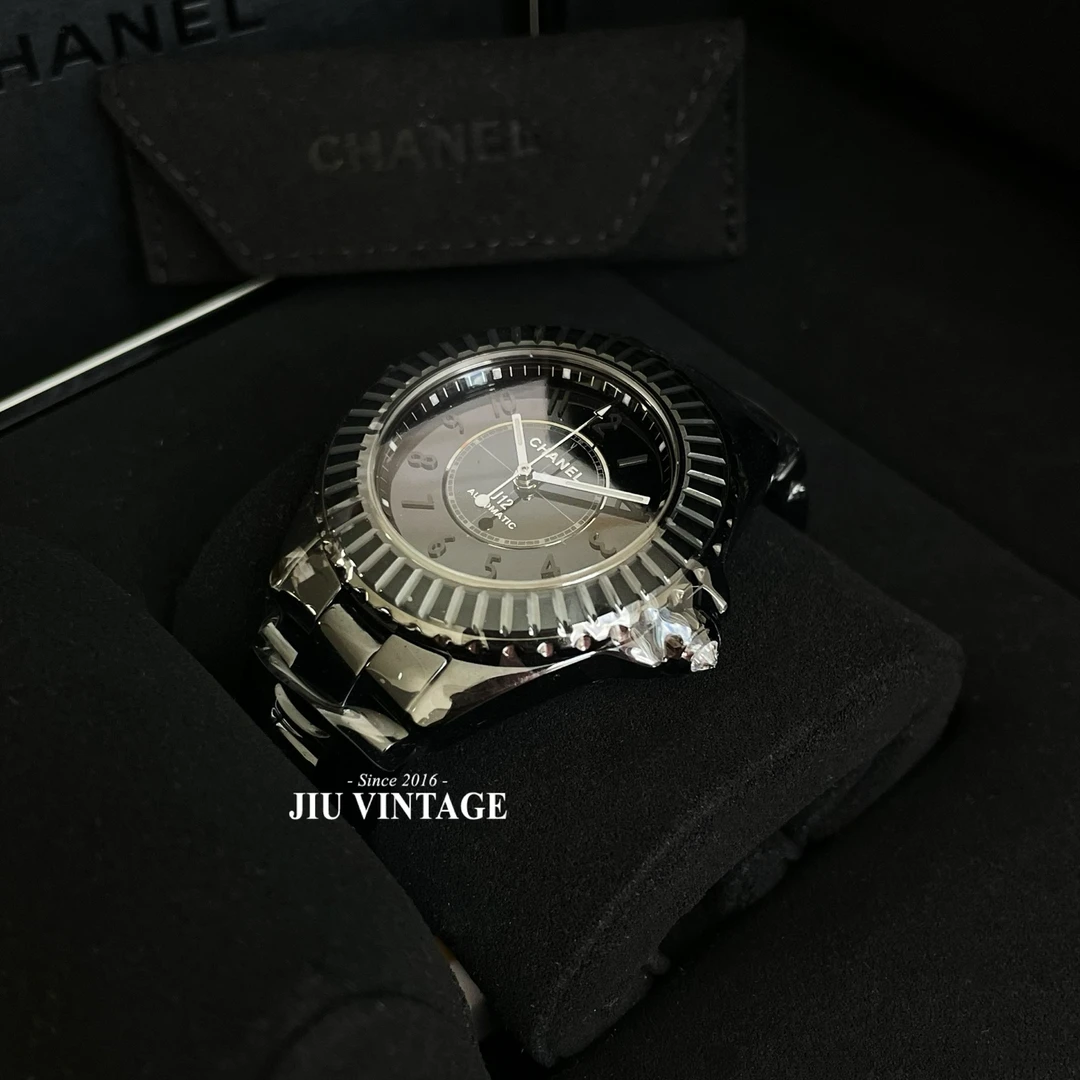 99新 Chanel/香奈儿 J12 H6784黑陶瓷21年表径33mmBJM20-0083