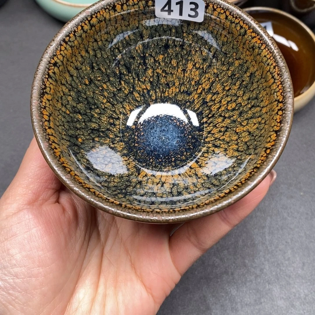 茶盏建窑建盏主人杯413