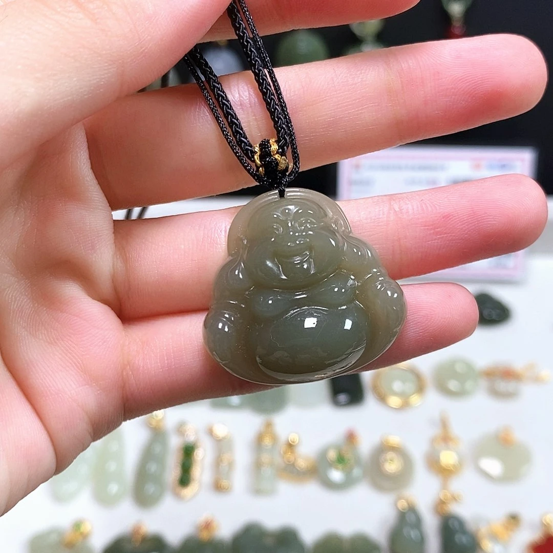 和田玉未镶嵌吊坠(不含链)