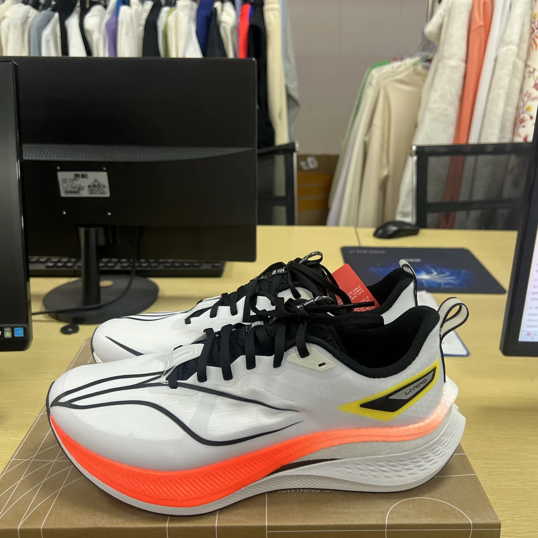 《B品以直播展示为准》内里瑕疵(X830）李宁男子运动鞋ARPU007-3