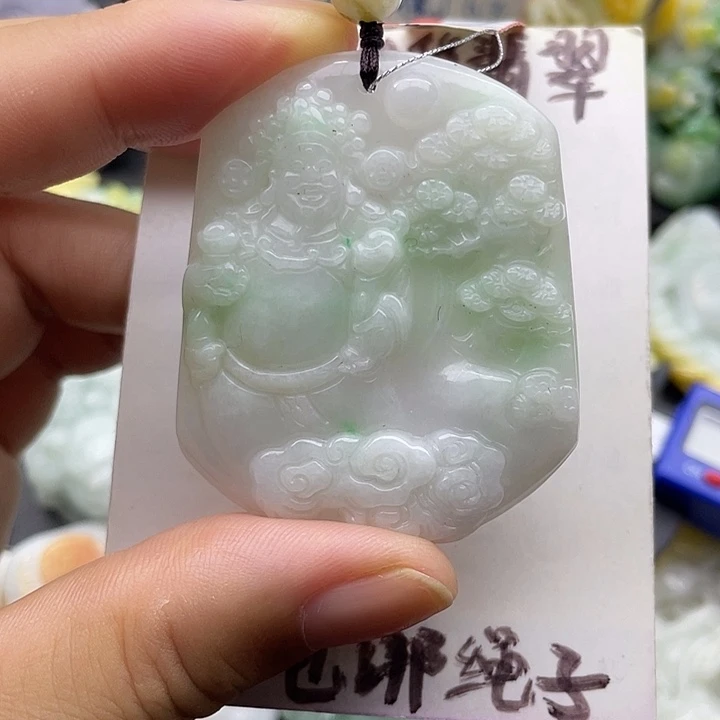 颈饰未镶嵌翡翠天然翡翠