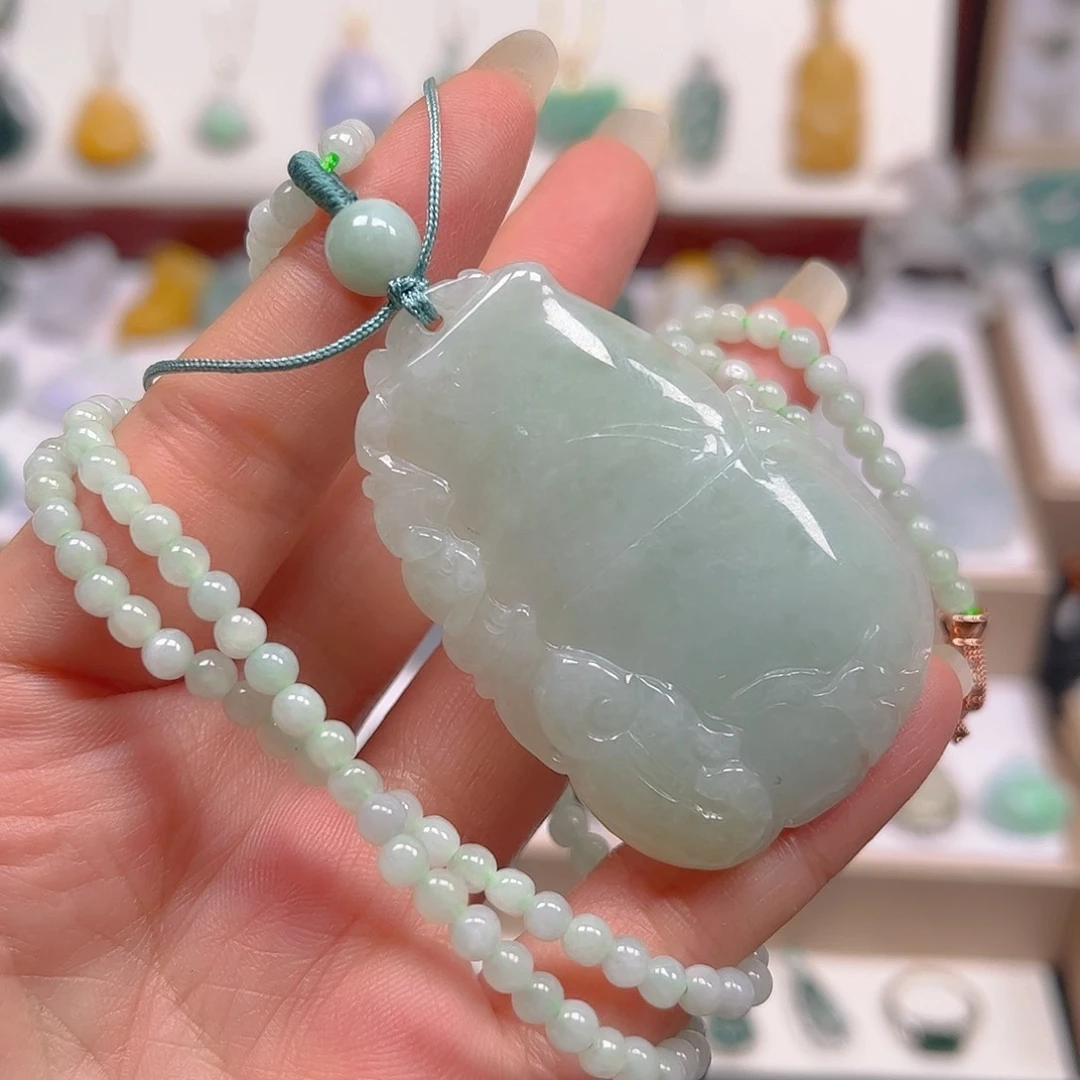 【闪购商品】翡翠颈饰未镶嵌吼*吊坠