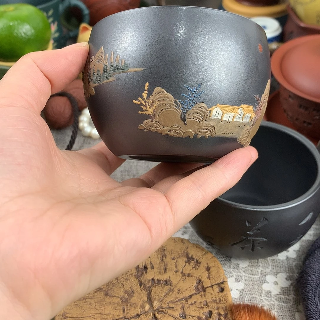 茶杯紫砂高端主人杯