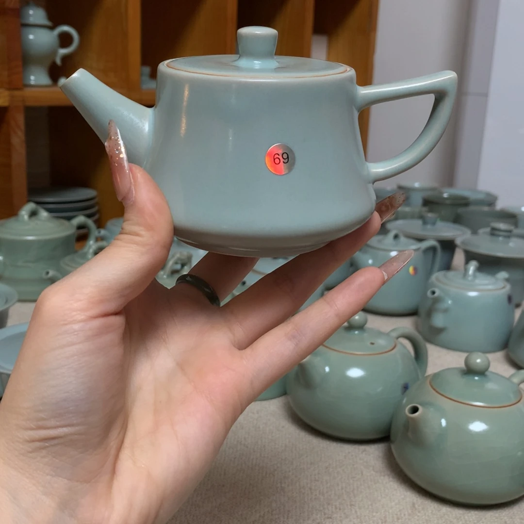 微瑕福利井栏仿古堆釉220cc