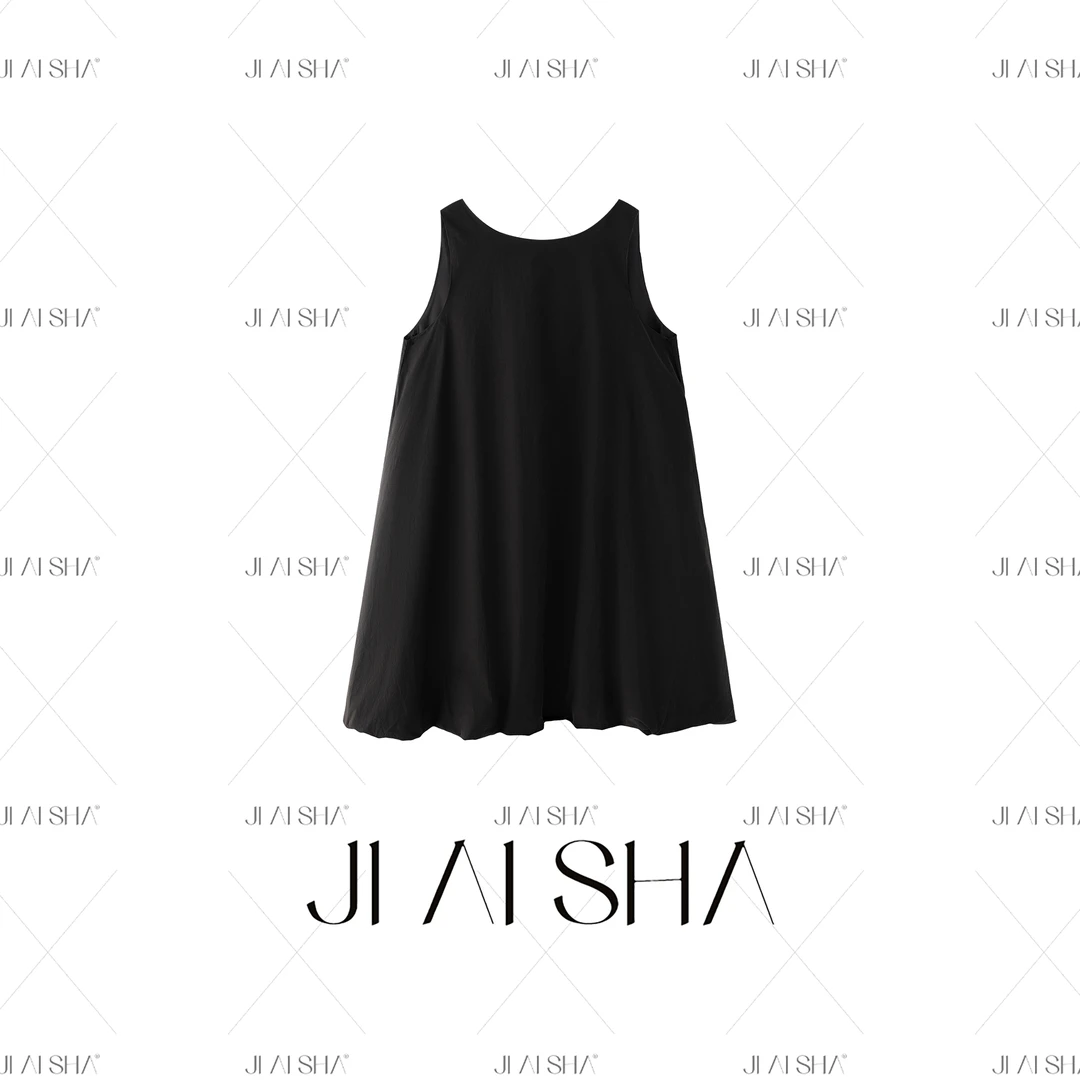 JAS 今屿 夏季薄款法式气质高级感小个子显高花苞裙 JY252x10016a