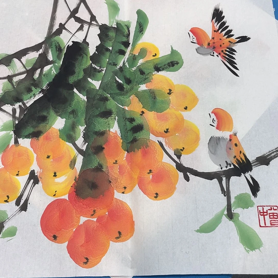 国画今天早上起来发现